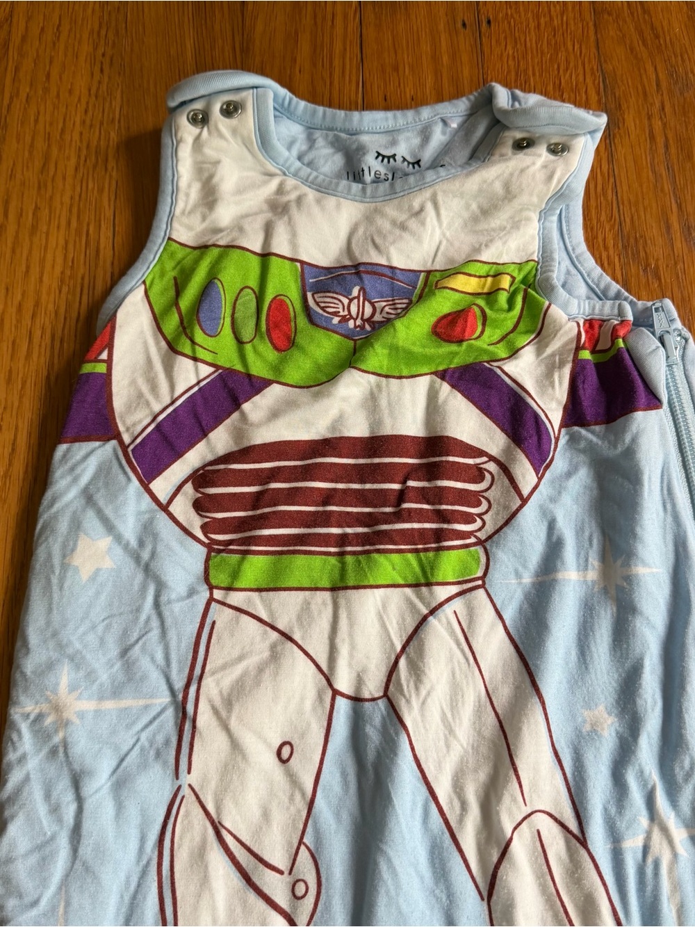 Little Sleepies Disney Pixar Toy Story Buzz Lightyear Sleep Sack with Alien - Picture 2 of 6